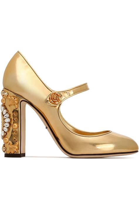 dolce gabbana restaurant gold|dolce gabbana gold heels.